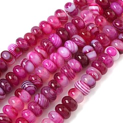 Natural Banded Agate Beads Strands&nbsp;G-F790-I01-01K