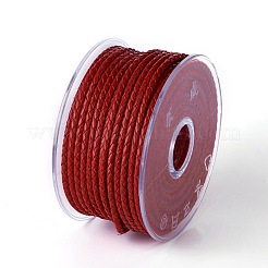 Braided Cowhide Cord&nbsp;WL-I003-3mm-D-04