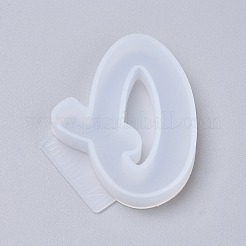 手紙DIYシリコンモールド  UVレジン用  エポキシ樹脂ジュエリー作り  文字.q  55x46x8mm  内径：52x40mm&nbsp;LS-DIY-I034-08Q