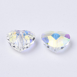 Transparent K9 Glass Beads&nbsp;GGLA-S056-7x8-001AB