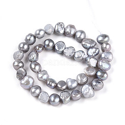Natural Cultured Freshwater Pearl Beads Strands&nbsp;PEAR-N014-04I