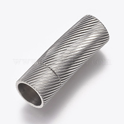 変色しにくい304ステンレススチール製バヨネット留め具  ステンレス鋼色  30x10mm  穴：8mm&nbsp;STAS-O114-042B-P