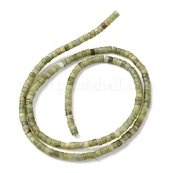 天然中国南部翡翠ビーズ連売り  ディスク  ヒシビーズ  3x2~2.5mm  穴：0.9mm  約180~182個/連  15.04~15.16''（38.2~38.5センチメートル）&nbsp;G-E612-A11