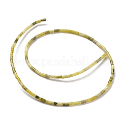 天然中国南部翡翠ビーズ連売り  コラム  4x2.5mm  穴：1mm  約87個/連  14.88~15.12インチ（37.8~38.4cm）&nbsp;G-M389-15