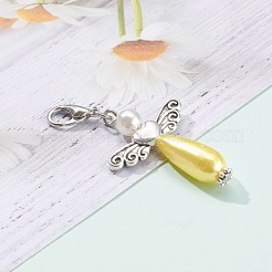 Imitation Pearl Acrylic Pendants&nbsp;HJEW-JM00423