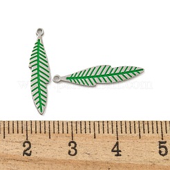 316 Surgical Stainless Steel Enamel Pendants&nbsp;STAS-M073-43P