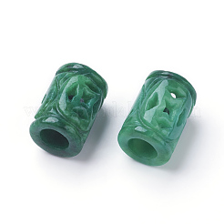 Natural Myanmar Jade/Burmese Jade European Beads&nbsp;G-E418-28