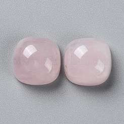 Natural Rose Quartz Cabochons Square&nbsp;G-L553-34B