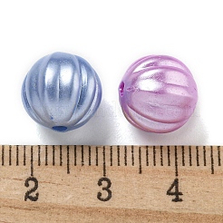 アクリルパール調ビーズ  カボチャ  ミックスカラー  11x11mm  穴：1.5mm  666個/ 500g&nbsp;OACR-E041-01