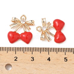 Brass Micro Pave Cubic Zirconia Pendants&nbsp;KK-S532-09KCG