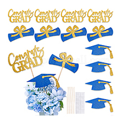 Paper Graduation Party Centerpiece Sticks&nbsp;DIY-WH0588-94D