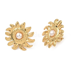 201 Stainless Steel Stud Earrings&nbsp;EJEW-D354-08G-03