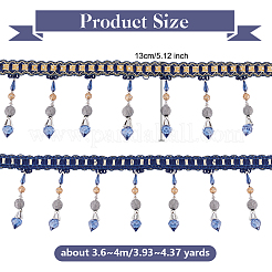 Curtain Plastic Beaded Fringe Trim&nbsp;OCOR-OC0001-49