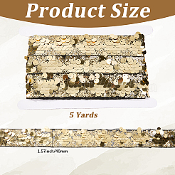 5Yards Ployester Sequin Trimmings&nbsp;OCOR-SP0001-30B