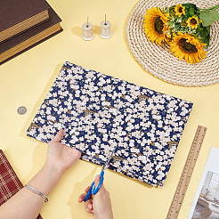 Japanese-style Cotton Sakura Pattern Fabric for Clothing & Decor&nbsp;DIY-WH0622-738