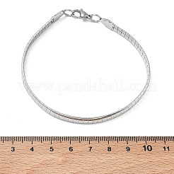 304 Stainless Steel Link Chain Bracelets for Women&nbsp;BJEW-Z178-12P