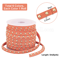 6 Rolls 6 Colors Faux Suede Cord&nbsp;LW-PH0002-26A