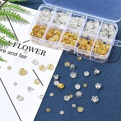 1180Pcs 10 Styles Iron Bead Caps&nbsp;IFIN-FS0001-45