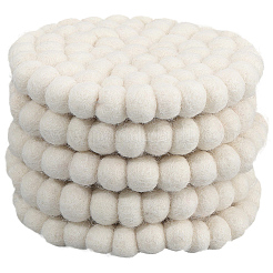 Felt Coaster&nbsp;AJEW-WH20048-43