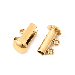 304 Stainless Steel Slide Lock Clasps&nbsp;STAS-F350-01A-G