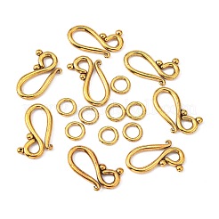Tibetan Style Hook and Eye Clasps&nbsp;GLF1277Y-NF