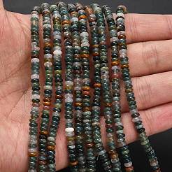 Natural Indian Agate Beads Strands&nbsp;G-L635-A29-4x2mm