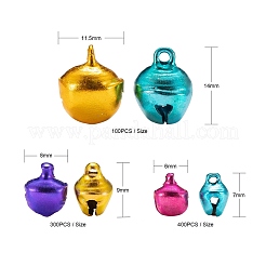 クリスマスアルミベルチャーム  ミックスカラー  800個/箱&nbsp;FIND-LS0001-08