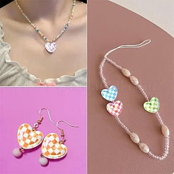 10Pcs UV Plating Opaque Acrylic Beads&nbsp;MACR-YW0004-42