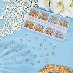 300Pcs 8 Styles Stainless Steel Split Rings&nbsp;STAS-BBC0008-88