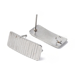 Non-Tarnish 304 Stainless Steel Stud Earring Finding&nbsp;STAS-B034-08P