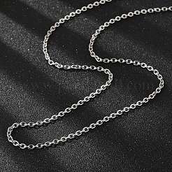 Tarnish Resistant 304 Stainless Steel Cable Chain Necklace Making&nbsp;STAS-P045-02P