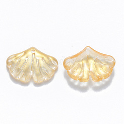 Two Tone Transparent Spray Painted Glass Pendants&nbsp;GLAA-T016-01B
