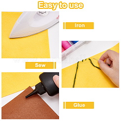 8 Rolls 8 Colors Polyester Felt Fabric&nbsp;DIY-BC0010-04B