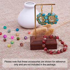 Spray Painted Glass Beads&nbsp;GLAA-TA0001-03