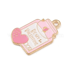 Valentine's Day Alloy Enamel Pendants&nbsp;ENAM-I084-01KCG-29