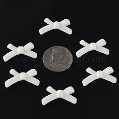 不透明なアクリルビーズ  蝶結び  ミックスカラー  20x34x5.5mm  穴：1.8mm  約435個/500g&nbsp;MACR-S373-126-A