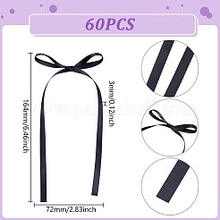 60Pcs Polyester Bowknot&nbsp;DIY-UN0007-70A