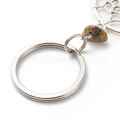 Natural & Synthetic Gemstone Keychain&nbsp;KEYC-JKC00346