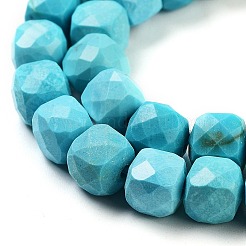 Dyed Natural Turquoise Beads Strands&nbsp;G-H028-A04-01