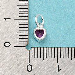 925 Sterling Silver Birthstone Charms&nbsp;STER-G035-01E-01