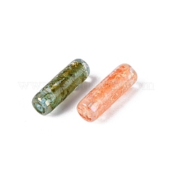 ピカソの透明ガラスのラッパビーズ  ミックスカラー  13x4mm  穴：0.9~1mm  約1125個/ポンド&nbsp;SEED-N010-02A-M