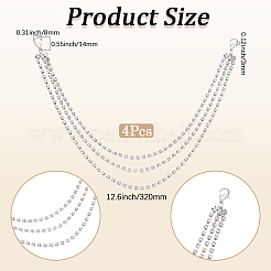 Iron Rhinestone Boot Strap Chains&nbsp;AJEW-WH20042-37