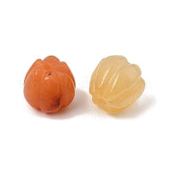 Natural Golden Silk Jade Carved Beads&nbsp;GG-CBA0BEB-01