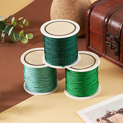 3 Rolls 3 Colors Nylon Braided Cord&nbsp;NWIR-TA0001-43C