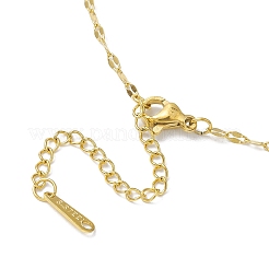 Brass Micro Pave Cubic Zirconia Pendant Necklaces&nbsp;NJEW-C039-05KCG-02