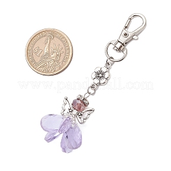 Angel Glass Pendant Decorations&nbsp;HJEW-MZ00261-02