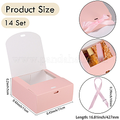Folding Paper Gift Boxes with Ribbon&nbsp;CON-WH20001-11A-03