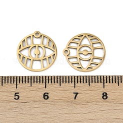 201 Stainless Steel Pendants&nbsp;STAS-U052-02C-G