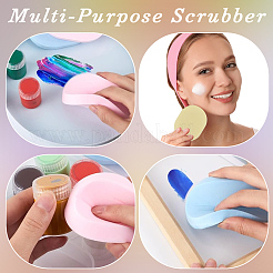 4Pcs 2 Colors Beauty Facial Sponges&nbsp;MRMJ-GF0001-62A
