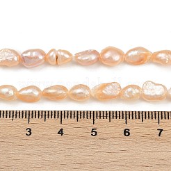 Natural Cultured Freshwater Pearl Beads Strands&nbsp;PEAR-P064-20H-02B